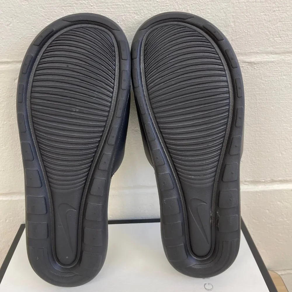 Nike Victori One Slides Black Mens Slip On Size 14 / CN9675-003‎